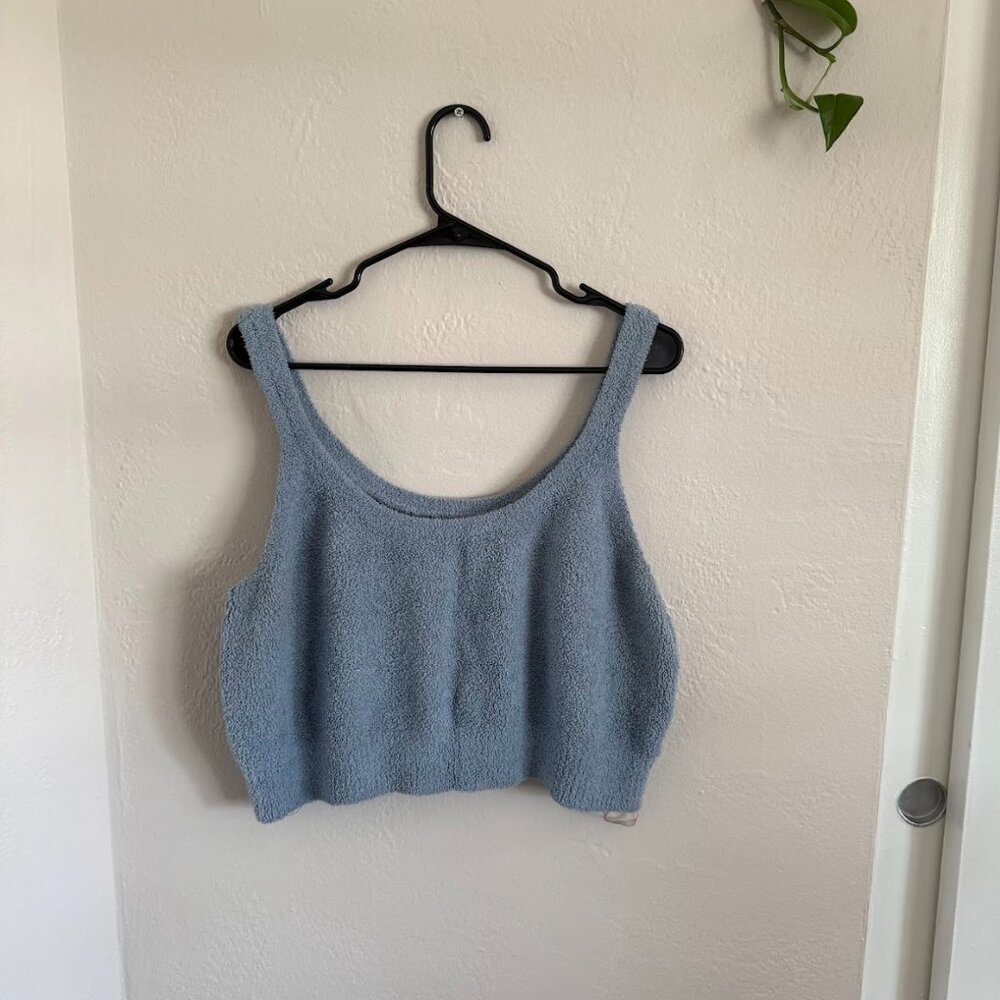 Stars Above Lounge Tank – Size XXL, Baby Blue (Good Condition)